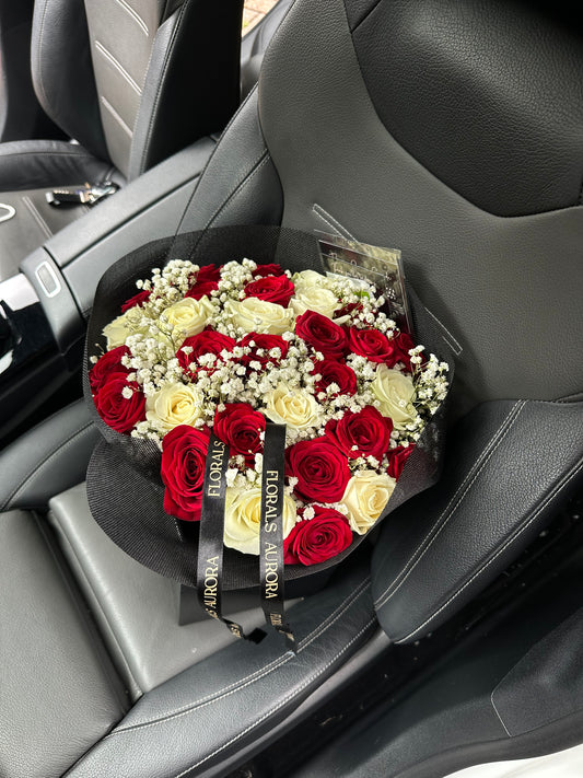 Red & White rose mix