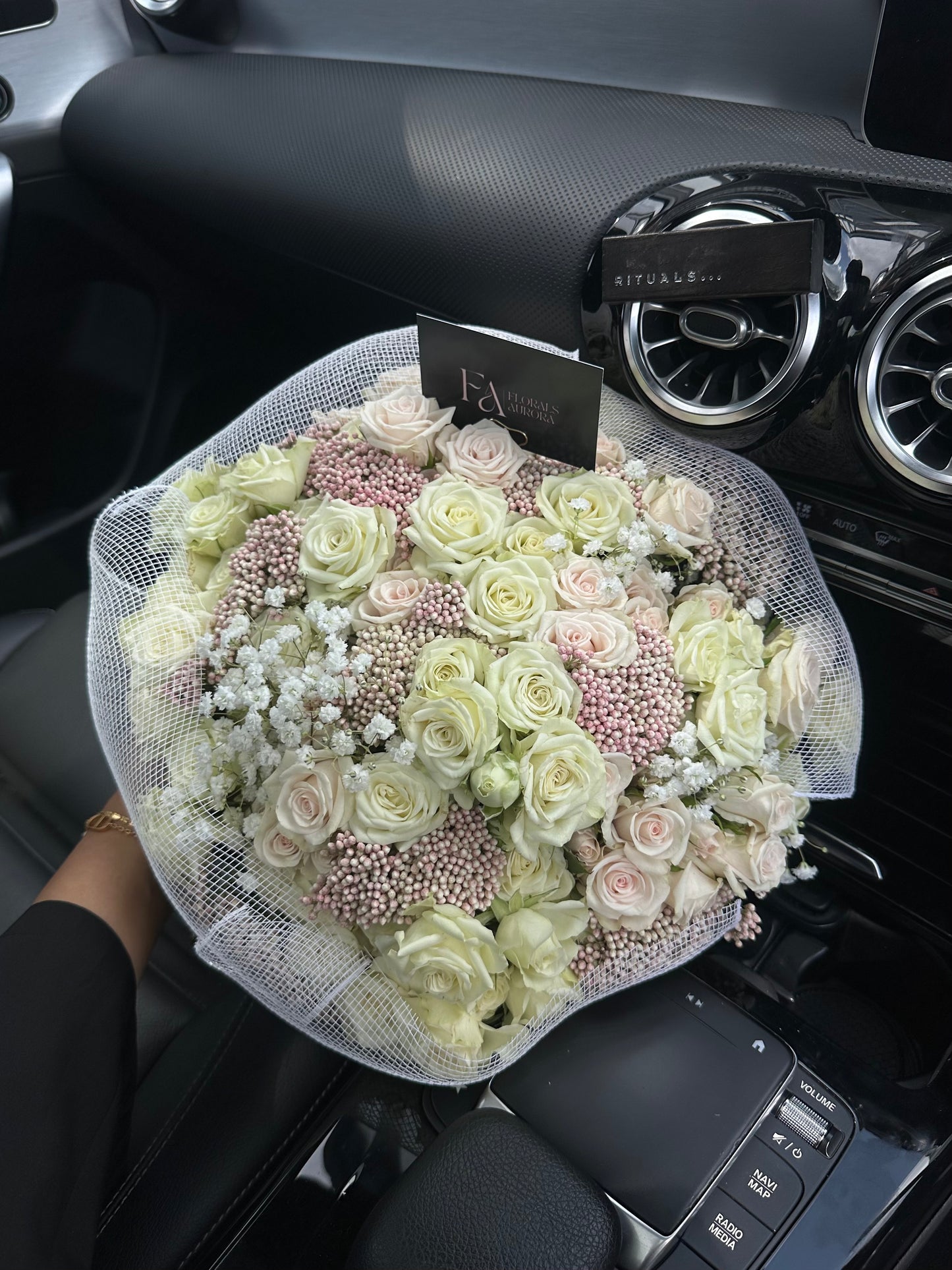 Pink and White sprays