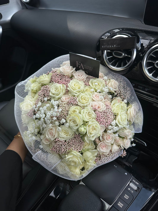 Pink and White sprays