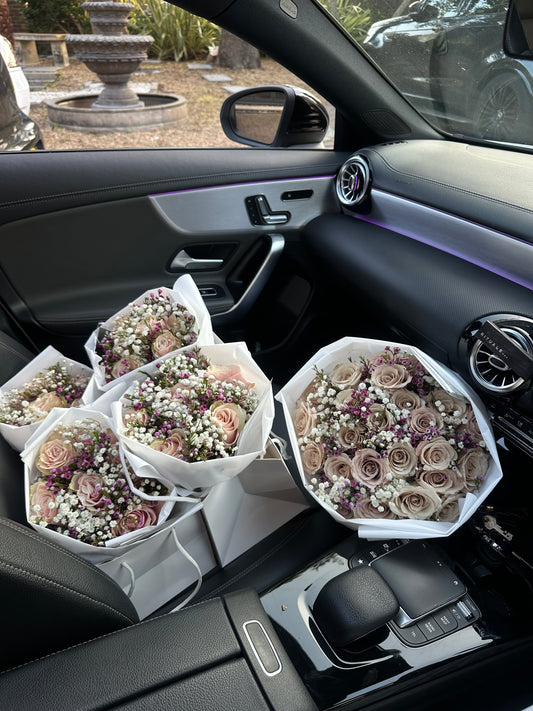 Purple Mixed Florals